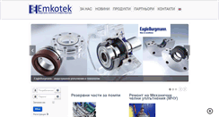 Desktop Screenshot of emkotek.eu